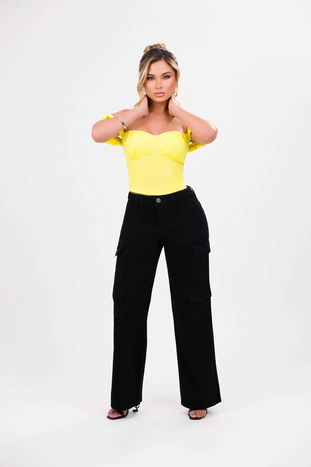 Jean straight cargo dark