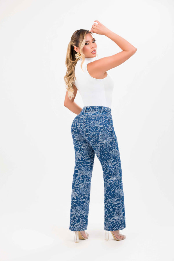 Jean Palazzo jacquard print (AGREGAR COLECCION)