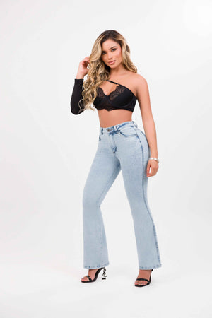 Jean sw wide leg cristales