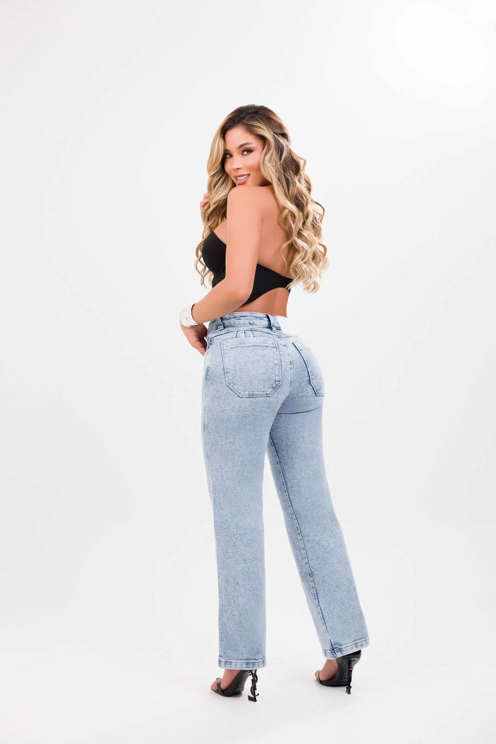 Jean palazzo strech coral cristales