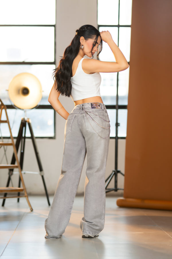 Jean palazzo Ash grey