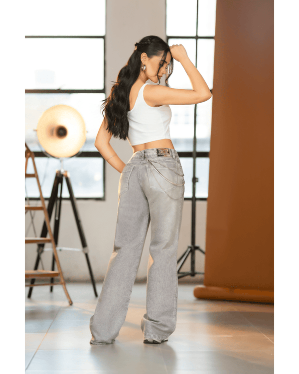 Jean palazzo Ash grey