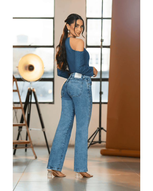Jean palazzo Rockstar blue